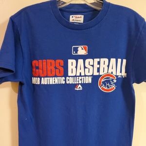 Majestic Mens/Womens Cubs tee sz S.